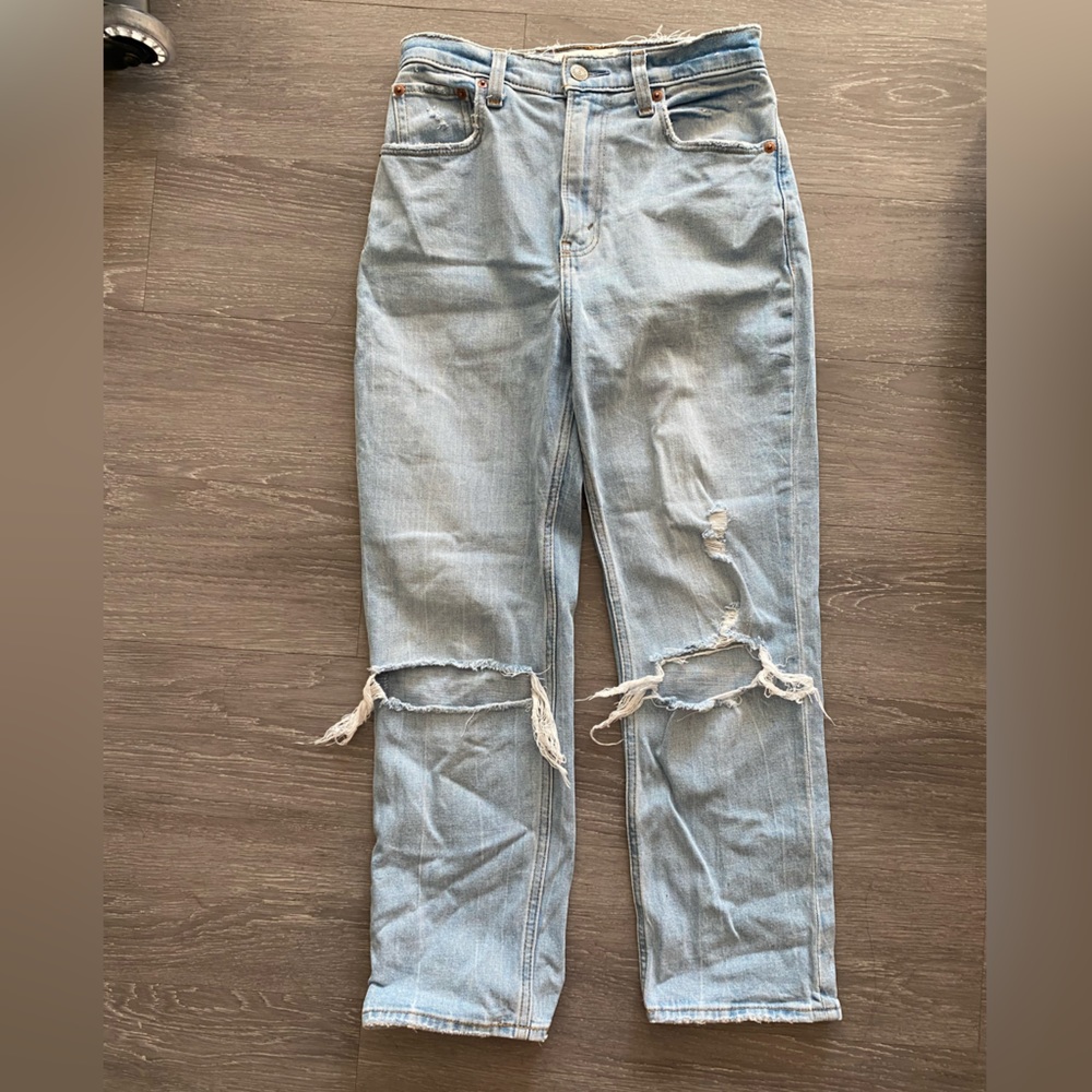 Abercrombie curve love mom jeans 25 XShort